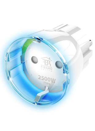 Розумна розетка fibaro wall plug fgwpf-102 fibaro 6309