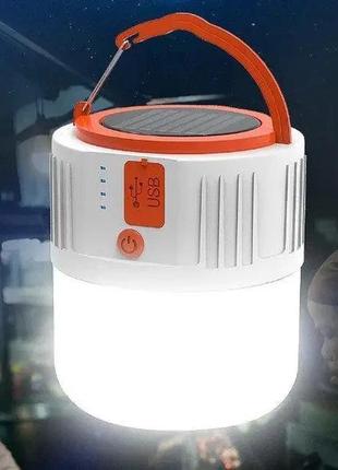 Кемпінговий ліхтар (лампа) tm-b42 на сонячних батареях + power...