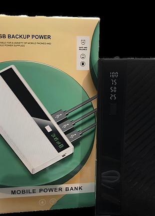 Повербанк led lighting power bank 20000 mah зовнішній акумулятор