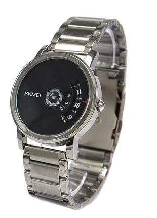 Чоловічий годинник skmei 1260 оригінальні silver black