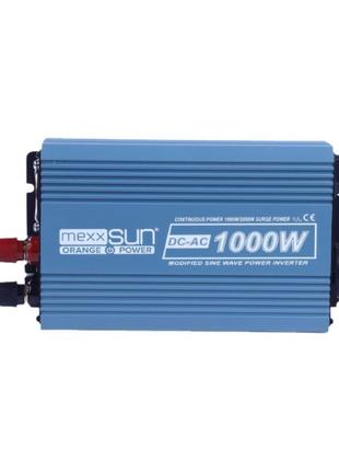 Інвертор напруги mexxsun mxs-1000, 24v/220v, 1000w, з апроксим...