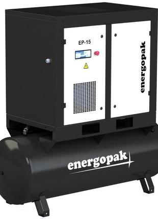 Гвинтовий компресор energopak ep 15-t500 з ресивером 500л