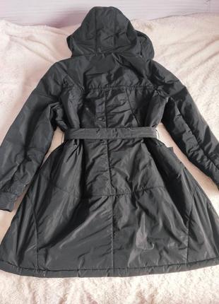 Куртка пальто с мехом и капюшоном rino pelle luxury collection 46 р италия3 фото