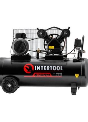 Потужний компрессор storm intertool pt-0014 : 100 л, 3 квт, 22...