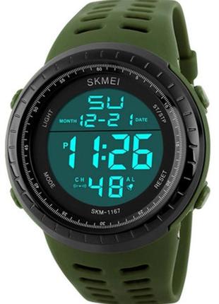 Спортивний годинник skmei 1167 (green)