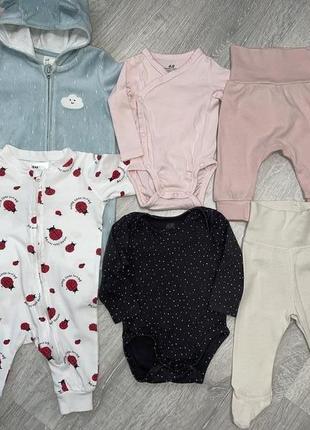 Комплект одежды h&m, 1-2мес