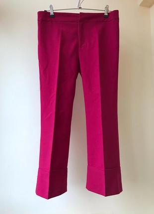 Классические брюки/брюки яркий цвет фуксия (возможен обмен)1 фото