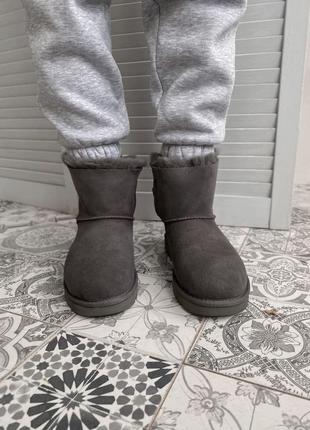 Женские угги "ugg grey diamond"2 фото