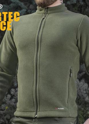 Кофта флісова тактична m-tac fleece теплий фліс олива nord arm...