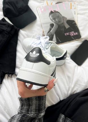 Кросівки adidas campus white leather3 фото