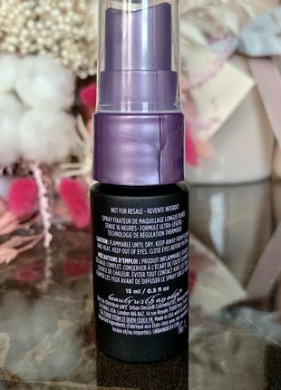 Спрей для закріплення макіяжу urban decay all nighter long-lasting makeup setting spray2 фото