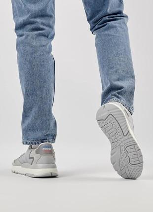Мужские кроссовки adidas nite jogger gray9 фото