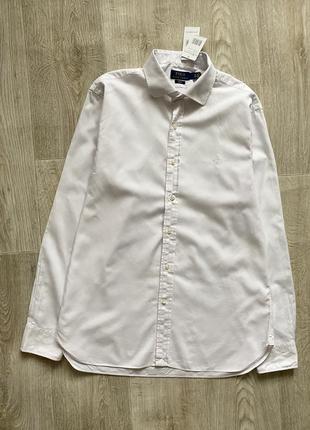 Polo ralph lauren чоловіча сорочка, рубашка, белая рубашка