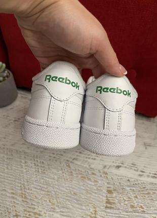 Кожаные фирменные кроссовки reebok 46р.4 фото