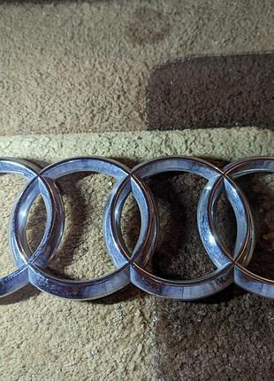 Эмблема audi кольца хром 4h0853605b