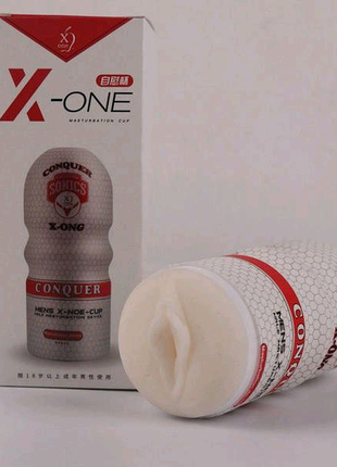 Мастурбатор мужской вагина x-one, мастурбатор в тубе,