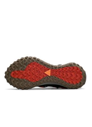 Мужские кроссовки nike acg mountain fly low khaki orange5 фото