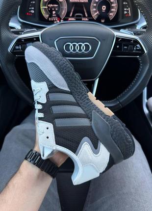 Чоловічі кросівки adidas nite jogger black gray9 фото