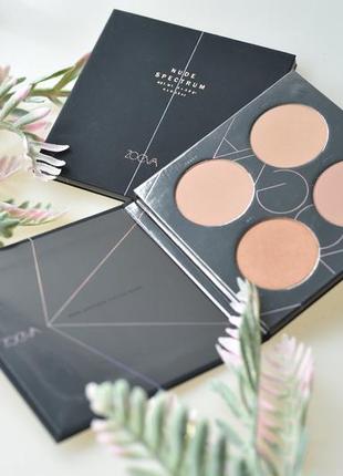 Палетка румян zoeva nude spectrum blush palette5 фото