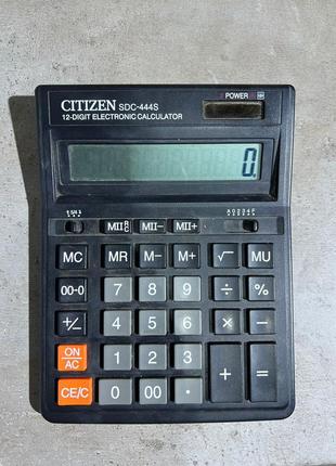 Калькулятор citizen sdc-444s