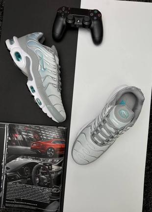 Nike air max plus silver sky5 фото