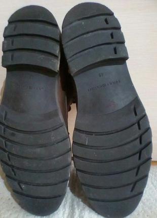 Чоловічі фірмові черевики tommy hilfiger шкіра розмір 43/28 см8 фото