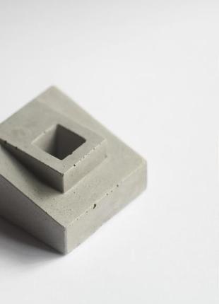 Бетонний холдер для зубної щітки (бетонний тримач)2 фото
