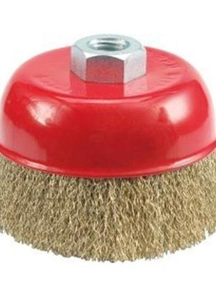 Щітка по металу з крученого дроту чашеподібна 60мм/м14