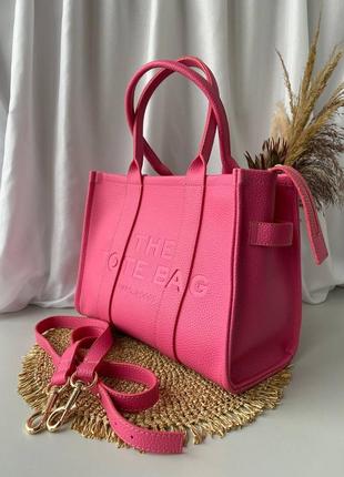 Женская сумка tote bag pink5 фото
