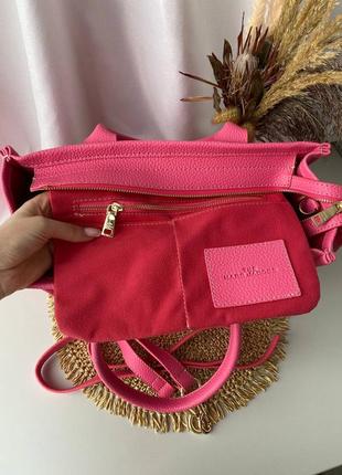 Жіноча сумка  tote bag pink8 фото