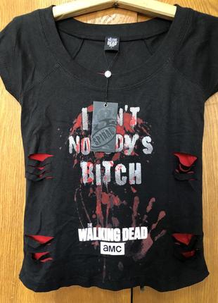 Женская футболка (зомби, ходьчи мертвецы) spiral1 фото