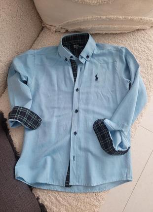 Стильная рубаха для мальчика ralph lauren