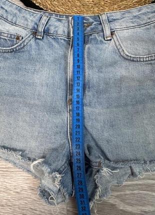 Шорты джинсовые шорты средней посадки6 фото
