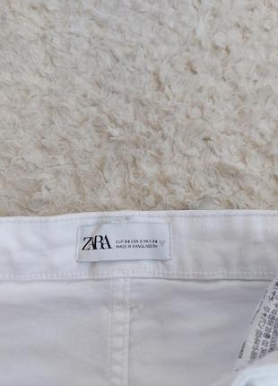 Базовые белые джинсы zara7 фото