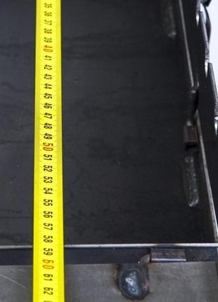 Мангал епіцентр 3мм на 7 шампурів зі столиком7 фото