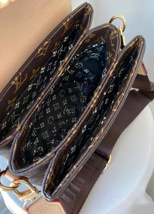 Женская сумочка louis vuitton brown6 фото