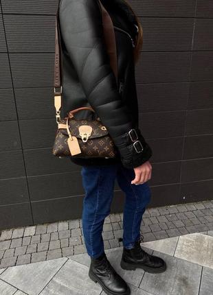 Женская сумочка louis vuitton brown7 фото
