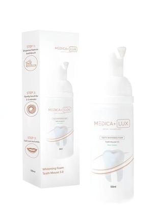 Відбілювальна піна для зубів medica+ toothmousse 5.0 (японія)