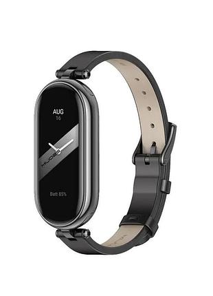 Шкіряний ремінець для фітнес браслета xiaomi mi band 5 и 6 typ...