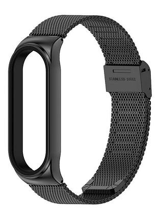 Ремінець для фітнес браслета xiaomi mi band 7 металевий із зас...