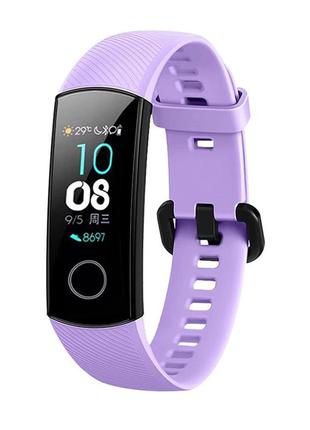 Ремінець для фітнес-браслета honor band 4 і 5 ліловий
