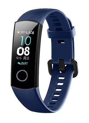 Ремінець для фітнес-браслета honor band 4 і 5 темно-синій