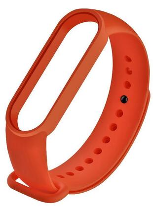 Ремінець для фітнес-браслета xiaomi mi band 5, 6, 7 малиновий