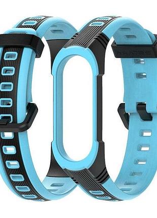 Ремінець для фітнес-браслета xiaomi mi band 5, 6, 7 sport 2 бл...
