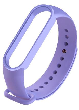 Ремінець для фітнес-браслета xiaomi mi band 5, 6, 7 ліловий