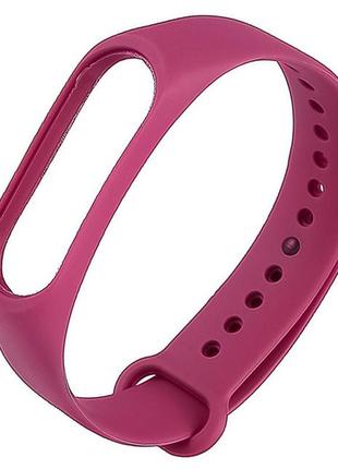 Ремінець для фітнес-браслета xiaomi mi band 5, 6, 7 пурпурний