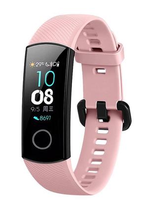 Ремінець для фітнес-браслета honor band 4 і 5 рожевий