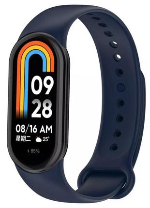 Ремінець для фітнес браслета xiaomi mi band 8 темно-синій
