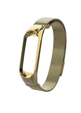 Ремінець для фітнес браслета xiaomi mi band 3 і 4 міланська пе...