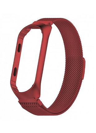 Ремінець для фітнес браслета xiaomi mi band 3 і 4 міланська пе...